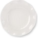 Off-White Melamine Dinner Plates – Set of 4, 11" Elegant Beaded Design, Unbreakable & Heavyweight – Indoor & Outdoor Use, Perfect for Dining, BBQs, Picnics, Weddings & Everyday Meals - Image 2