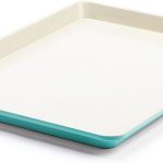 Bakeware 18” x 13” Half Cookie Sheet Baking Pan, Non-Toxic PFAS-Free Healthy Ceramic Nonstick, Oven Safe to 450°F, Easy Release, Even Heating, Easy Clean, Turquoise