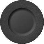 Dinner Plate, 10.5 in, Premium Porcelain, Black