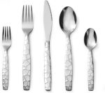 20-Piece Stainless Steel Flatware Silverware Cutlery Set, Include Knife/Fork/Spoon, Mirror Polished, Dishwasher Safe, Service for 4