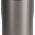 Kitchen Trash Can with Swing Top Lid, Large 16-Gallon (62 L) Capacity, Pewter